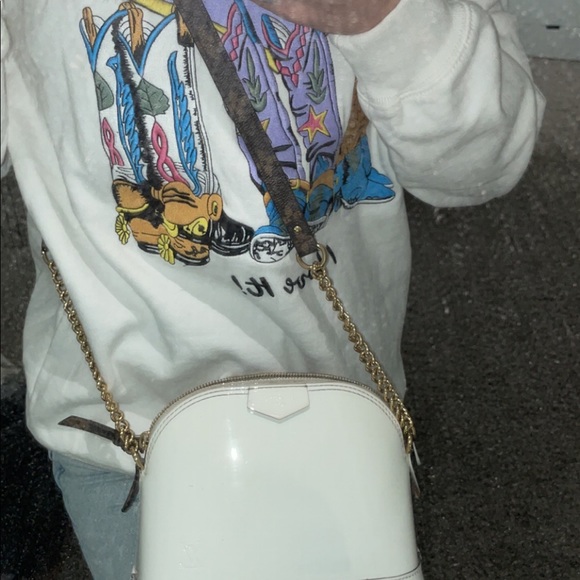 Authentic Louis Vuitton Mini Alma (snow) Crossbody Bag - Picture 7 of 7